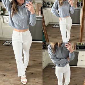 Abercrombie and Fitch Soft AF cropped hoodies sweatshirt hoodie s